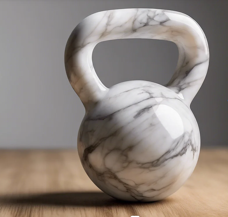 Marble kettlebell